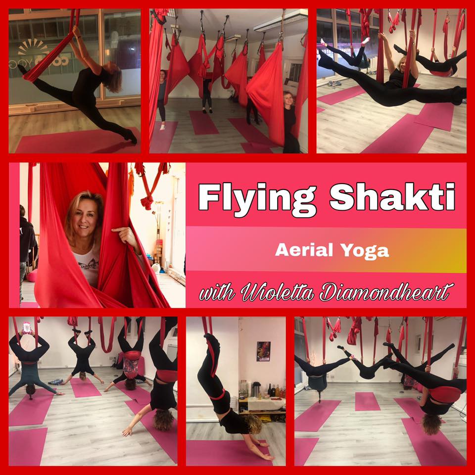 Flying Shakti Aerial Yoga with Wioletta Diamondheart